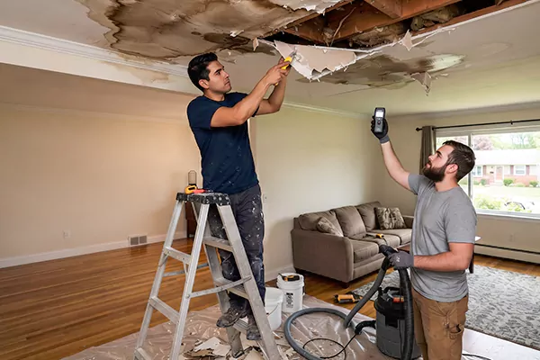 Ceiling Water Damage Restoration Cleburne