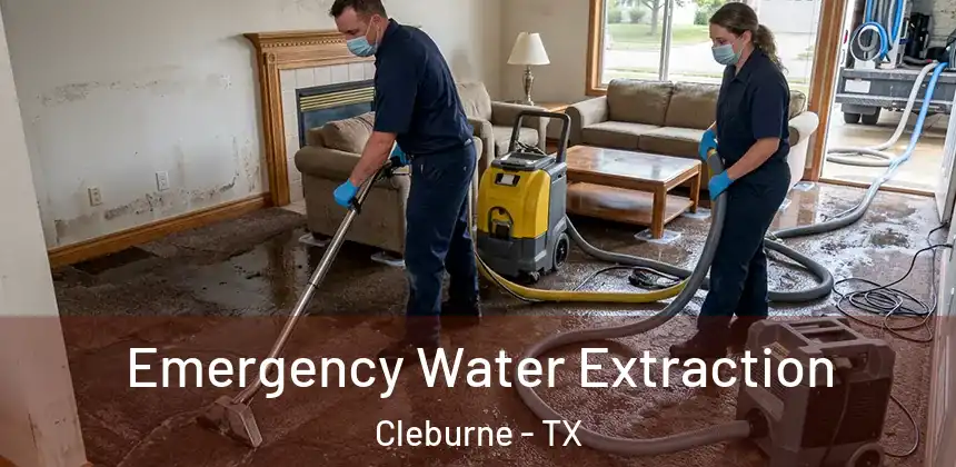  Emergency Water Extraction Cleburne - TX