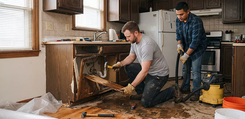 Repairing Water Damaged MDF Cabinets in Cleburne