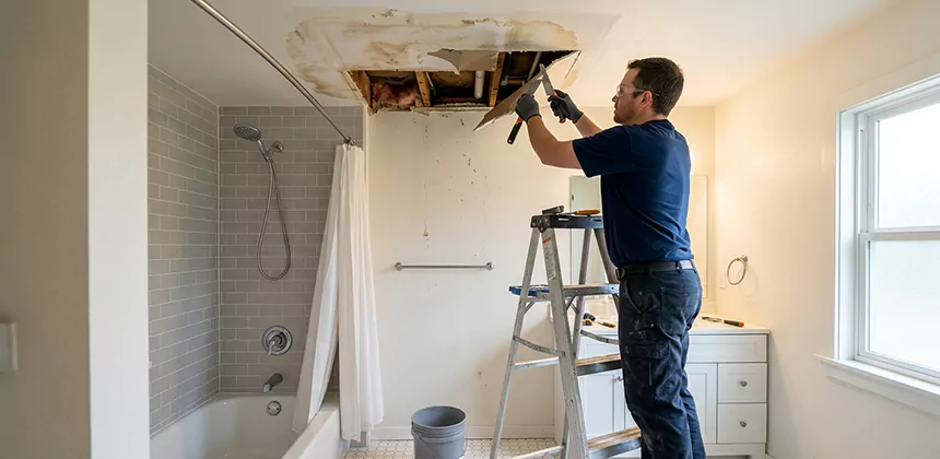 Bathroom Leak Ceiling Repair in Cleburne